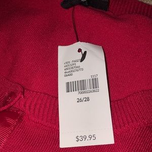 SHELF pulled NWT ladies plus cardigan